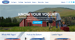 Desktop Screenshot of dannonyogurt.com