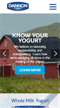 Mobile Screenshot of dannonyogurt.com